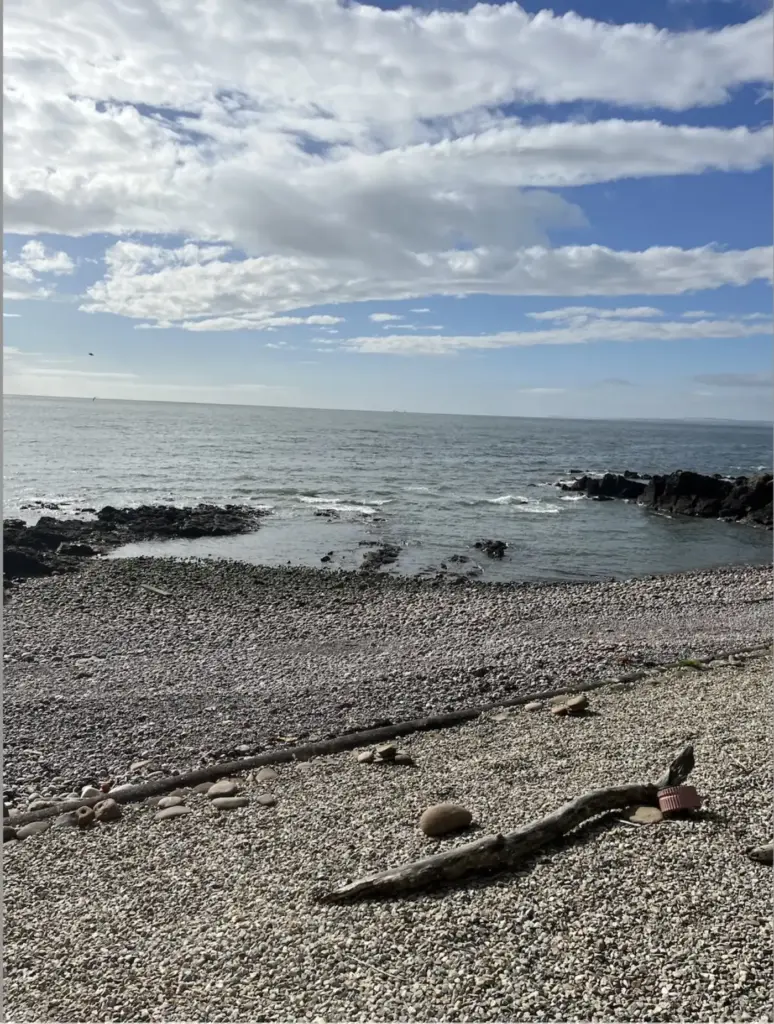 The seashore at Johnshaven